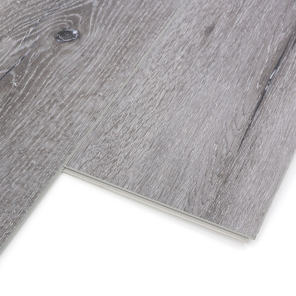 Кварцвиниловый SPC ламинат Cronafloor Wood Дуб Серый ZH-82015-8 1200×180×4